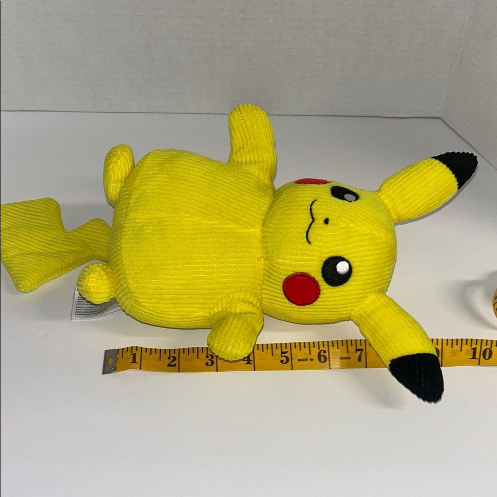 Pokemon Pikachu Plush Toy in Yellow and Black - Picture 4 of 5
